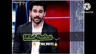 Hira Khan in Tabish hashmi show