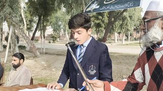 Imran Khan's speech when he was a school boy