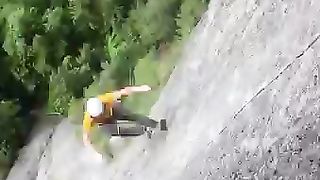 Omg he was just about to fall????
