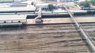 Sukkur Railway Station Drone Footage