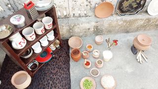mini food | miniatuer cooking | mater palaoo recipe | mater pulao