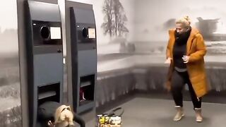 Prank with Old Lady
