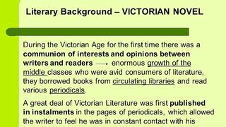 Victorian Novels in English Literature | Victorian Novelist | Victorian Age |  |literaturereview90|