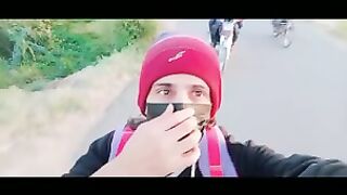 Baike rider go to norani