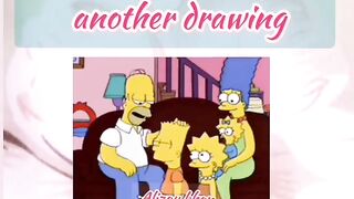 Simpson family drawing
