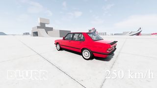 Cars VS Square Speed Bump