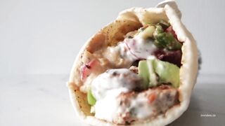 healthy chicken wraps | healthy and easy Mediterranean dinner recipe