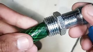 ¿Por qué no sabía este truco antes? Cómo instalar un grifo en una manguera de agua sin usar pegamento