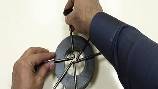 I create 235v 10000w infinite energy generator use car valves and permanent magnets.