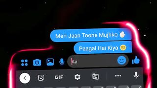 Maan Meri Jaan song Trending Insta messenger Chat lyrics status electric edges black screen status 2122