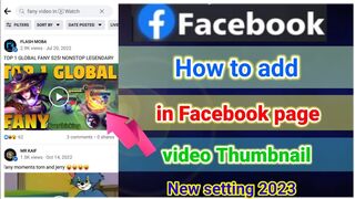 Facebook video Thumbnail