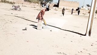 Singal vicket match first bal