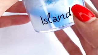 Satisfying Video l Mixing All My Slime Smoothie l Making Glossy Slime