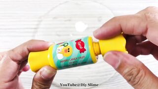 Mixing MAKEUP Into Clear Slime  MAKEUP Slime Coloring  Slime ASMR_