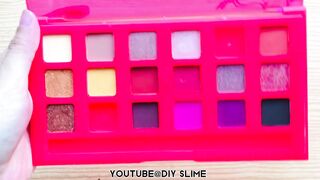 Lora Eyeshadow Mixing Into Clear Slime ASMR SLIME Satisfying Slime Asmr Videos