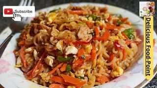 Chinese Noodles recipe || Delicious Food Point