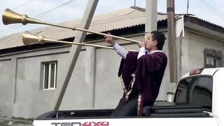 Супер свадебный кортеж в Узбекистане