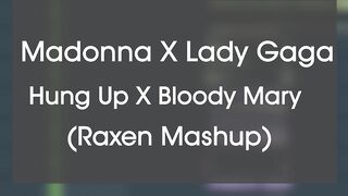 Lady Gaga - Bloody Mary X Madonna - Hung Up[Raxen Mashup] [Wednesday Dance Scene] / Tiktok Version