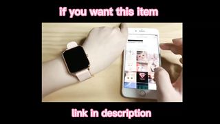 KALINCO Smart Watch, Fitness Tracker with Heart Rate Monitor, Blood Pressure,