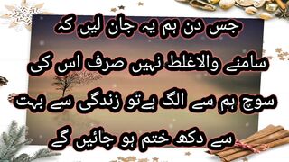 جس دن ہم یہ جان لیں کہ سامنے والا غلط نہیں صرف آس کی سوچ