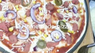 Homemade pizza