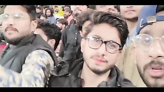 Friends on PSL match enjoy