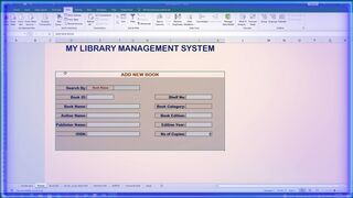 Library Management System from scratch in Excel|Urdu|Part-5|Excel VBA for SaveUpdate|Add Bew Button