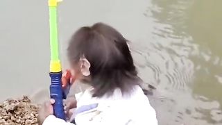 Lucu monyet mancing????????
