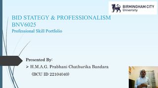 Bid Presentation