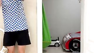 Prank over cartoon cat