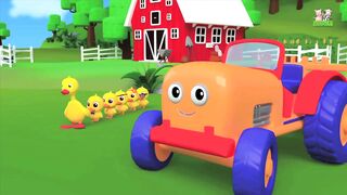 Five Little Ducks. Childrens song For kids ,,Nursery Rhyme For baby by