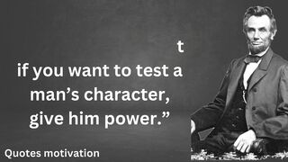 Best Quotes of Abraham lincoln l Motivational quotes l #1