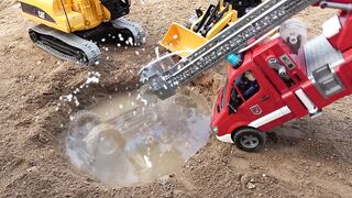 Fire Trucks, Dump Trucks, Excavator Rescue Cars Toys.