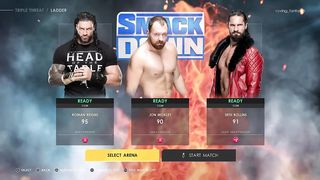 The Sheiled Roman Vs Seth Vs Dean #viarl