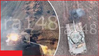 Bullet fell into a moving Russian tank