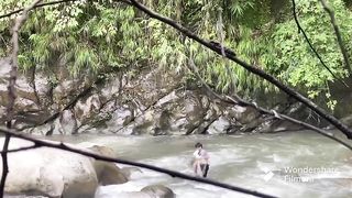 Angling and nice waterfall