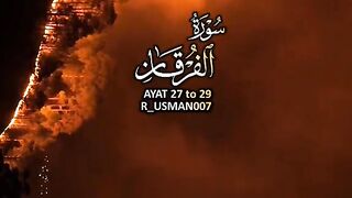 Sorah Furqan Aayat number 27-To-29