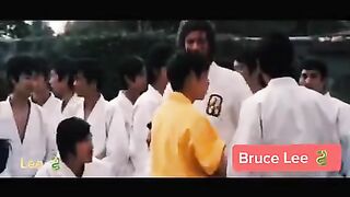 Bruce Lee karate fighting