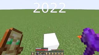 Minecraft PvP 2022 vs 2018