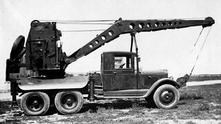 Retro car crane AKM (ATK-1, AK-1)