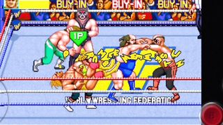 Wrestling challenge arcade game WWE Royal Rumble challenge