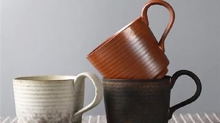 Japanese Ceramic Coffee Mug Creative Office Cup Kiln Stoneware Cup Cups Drinkware Kitchen Dining Bar Home Garden-
