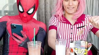 ISSEL funny video with Spider- Maaaaaaan #shorts