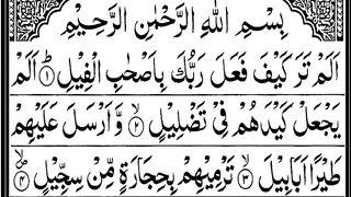 Surah fil| Surah Feel | beautiful voice