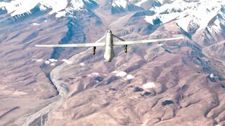 Attack Of Military Air Drone