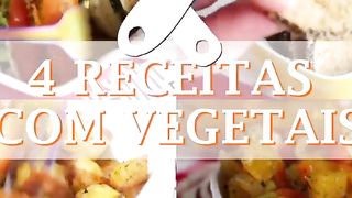 4 receitas caseiras veganas muito fáceis