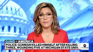 A student spoke about the shooting on the campus of Michigan State University