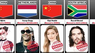 Celebrities Banned in Different Countries | Celebrities Banned From Other Countries