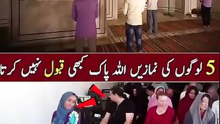 Allah never accepts the prayers of 5 people