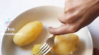 Potato chicken cheese cuttles